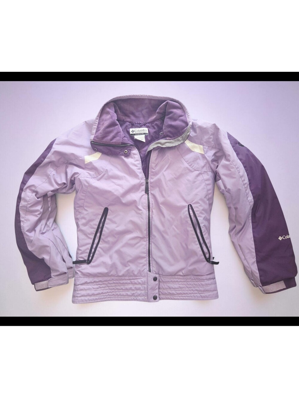 Columbia Kids Girls Lavender Purple Winter Ski Jacket Size XL